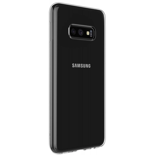 Samsung Galaxy S10e Kılıf Kamera Korumalı Esnek Silikon Kapak - Şeffaf