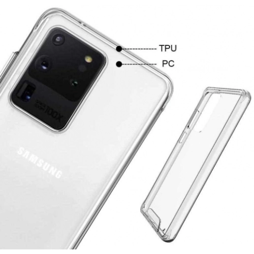 Samsung Galaxy S20 Plus Kılıf Clear Guard Serisi Gard Kapak - Şeffaf