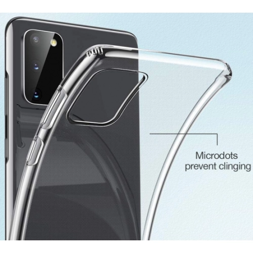 Samsung Galaxy S20 Plus Kılıf Kamera Korumalı Esnek Silikon Kapak - Şeffaf