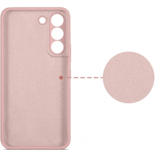 Samsung Galaxy S23 Plus Kılıf İçi Kadife Mat Mara Lansman Silikon Kapak - Kırmızı