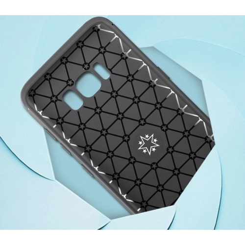 Samsung Galaxy S8 Kılıf Renkli Silikon Yüzüklü Standlı Auto Focus Ravel Kapak - Mavi - Siyah