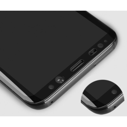 Samsung Galaxy S8 Plus Nano Tam Kaplayan Polymer Ekran Koruyucu - Siyah