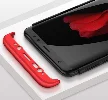 Samsung Galaxy S9 Kılıf 3 Parçalı 360 Tam Korumalı Rubber AYS Kapak  - Kırmızı - Siyah