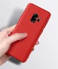 Samsung Galaxy S9 Kılıf İnce Mat Esnek Silikon - Kırmızı