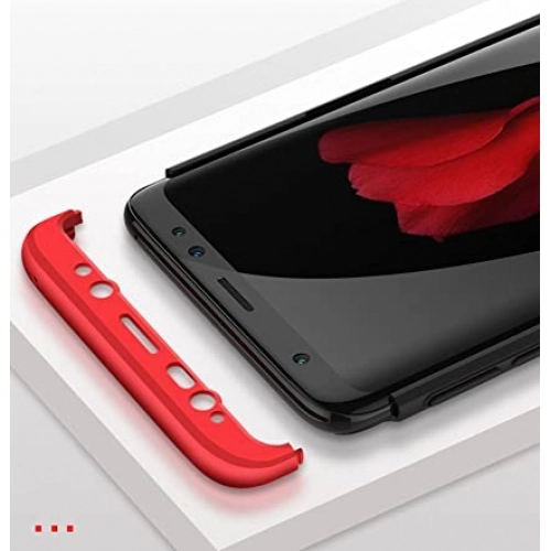 Samsung Galaxy S9 Plus Kılıf 3 Parçalı 360 Tam Korumalı Rubber AYS Kapak  - Gold