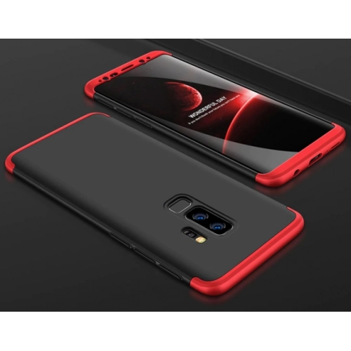 Samsung Galaxy S9 Plus Kılıf 3 Parçalı 360 Tam Korumalı Rubber AYS Kapak - Gold