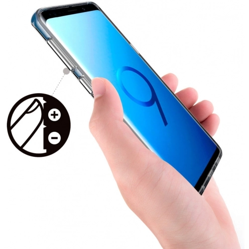 Samsung Galaxy S9 Plus Kılıf Clear Guard Serisi Gard Kapak - Şeffaf