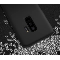 Samsung Galaxy S9 Plus Kılıf İnce Soft Mat Renkli Esnek Silikon Kapak - Mavi