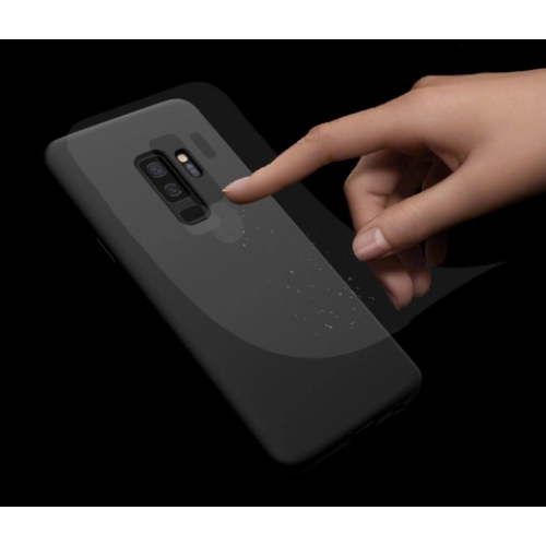 Samsung Galaxy S9 Plus Kılıf İnce Soft Mat Renkli Esnek Silikon Kapak - Mor