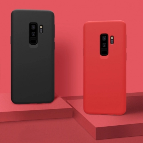 Samsung Galaxy S9 Plus Kılıf İnce Soft Mat Renkli Esnek Silikon Kapak - Mürdüm