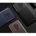 Samsung Galaxy S9 Plus Kılıf Silikon Parmak İzi Bırakmayan Karbon Soft Negro Kapak - Siyah
