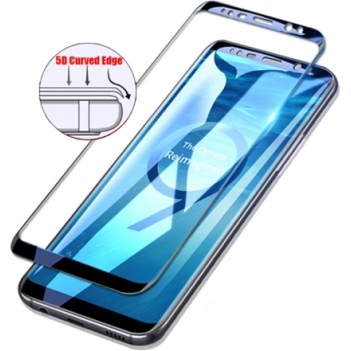 Samsung Galaxy S9 Plus Nano Tam Kaplayan Polymer Ekran Koruyucu - Siyah