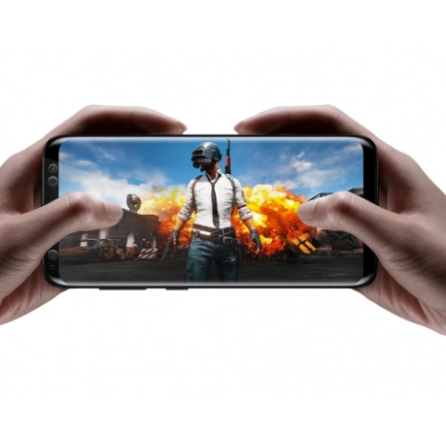 Samsung Galaxy S9 Plus Nano Tam Kaplayan Polymer Ekran Koruyucu - Siyah