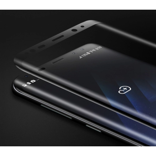Samsung Galaxy S9 Plus Nano Tam Kaplayan Polymer Ekran Koruyucu - Siyah