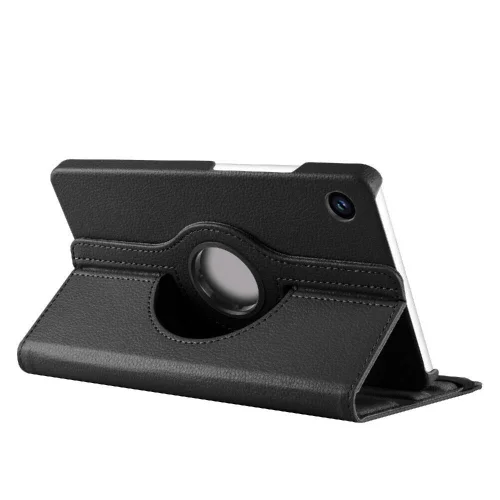 Samsung Galaxy Tab A9 Plus Tablet Kılıfı 360 Derece Dönebilen Standlı Kapak - Lacivert