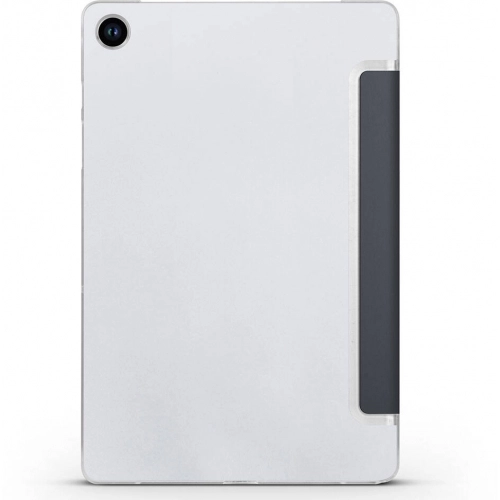 Samsung Galaxy Tab A9 Tablet Kılıfı Akıllı Uyku Modlu Standlı Şeffaf Smart Cover Kapak - Lacivert