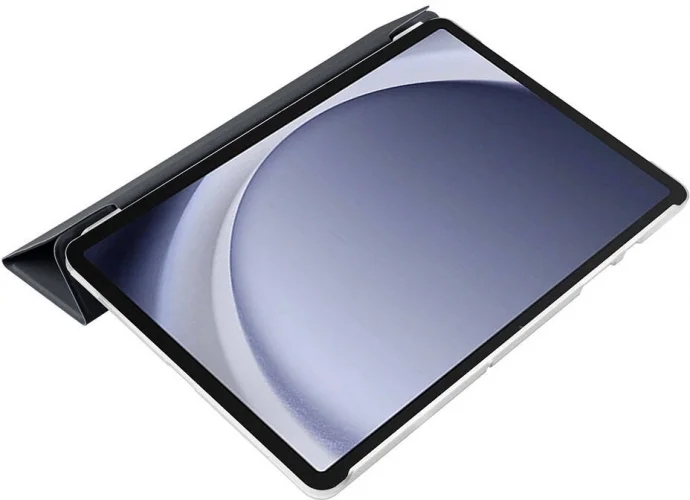 Samsung Galaxy Tab A9 Tablet Kılıfı Akıllı Uyku Modlu Standlı Şeffaf Smart Cover Kapak - Lacivert