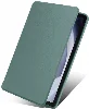 Samsung Galaxy Tab A9 Tablet Kılıfı Termik Kalem Bölmeli Dönebilen Standlı Kapak - Koyu Yeşil