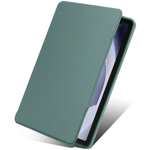 Samsung Galaxy Tab A9 Tablet Kılıfı Termik Kalem Bölmeli Dönebilen Standlı Kapak - Lavanta Grisi