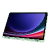 Samsung Galaxy Tab S9 FE Plus(+) Tablet Kılıfı Standlı Tri Folding Kalemlikli Silikon Smart Cover - Mavi