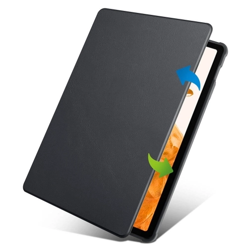 Samsung Galaxy Tab S9 Plus (+) Tablet Kılıfı Termik Kalem Bölmeli Dönebilen Standlı Kapak - Pembe