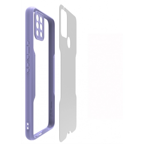 Tecno Pova Kılıf Renkli Silikon Kamera Lens Korumalı Şeffaf Parfe Kapak - Yeşil