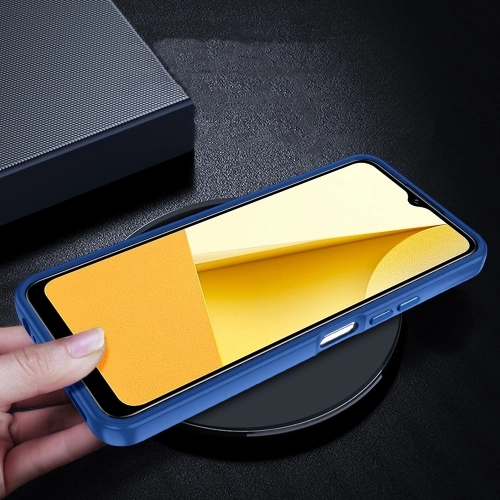 Vivo Y16 Kılıf Electro Silikon Renkli Flora Kapak - Kırmızı