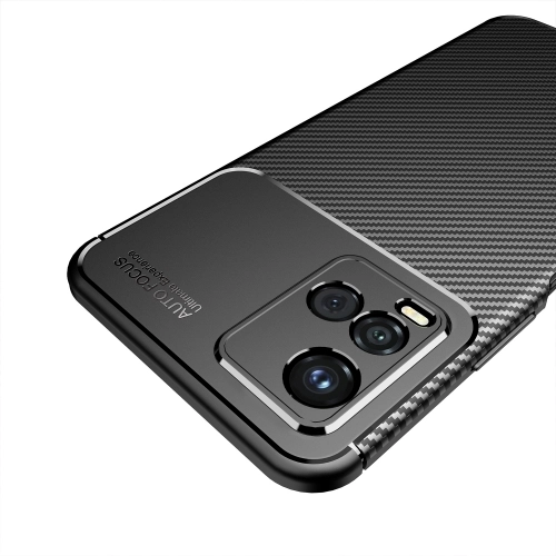 Vivo Y21s Kılıf Silikon Parmak İzi Bırakmayan Karbon Soft Negro Kapak - Siyah