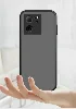 Xiaomi Mi 13T Kılıf Kamera Korumalı Arkası Şeffaf Mat Silikon Kapak - Lacivert