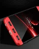 Xiaomi Mi 5 Kılıf 3 Parçalı 360 Tam Korumalı Rubber AYS Kapak  - Kırmızı - Siyah