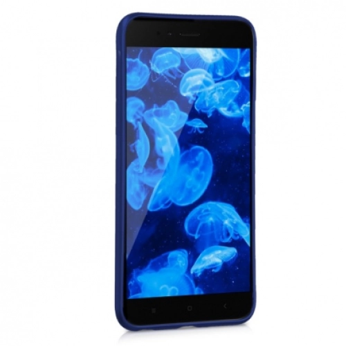 Xiaomi Mi 5X Kılıf İnce Soft Mat Renkli Esnek Silikon Kapak - Lacivert