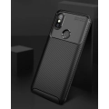 Xiaomi Mi 6X Kılıf Silikon Parmak İzi Bırakmayan Karbon Soft Negro Kapak - Siyah