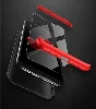 Xiaomi Mi 8 Kılıf 3 Parçalı 360 Tam Korumalı Rubber AYS Kapak  - Kırmızı