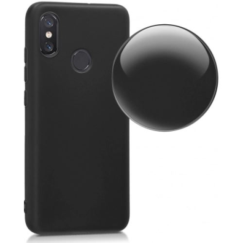 Xiaomi Mi 8 Kılıf İnce Soft Mat Renkli Esnek Silikon Kapak - Kırmızı