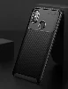 Xiaomi Mi 8 Kılıf Karbon Serisi Mat Fiber Silikon Negro Kapak - Lacivert