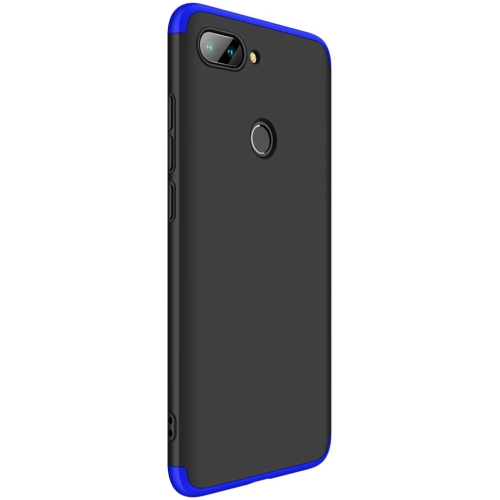 Xiaomi Mi 8 Lite Kılıf 3 Parçalı 360 Tam Korumalı Rubber AYS Kapak  - Mavi