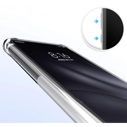 Xiaomi Mi 8 Lite Kılıf Silikon Köşe Korumalı Airbag Darbe Emici Kapak - Şeffaf
