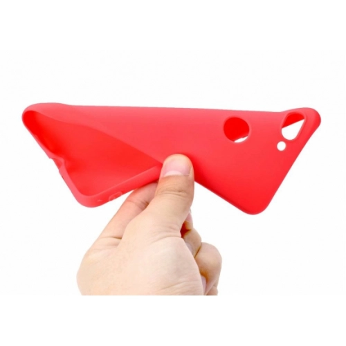 Xiaomi Mi 8 Lite Kılıf İnce Soft Mat Renkli Esnek Silikon Kapak - Gold