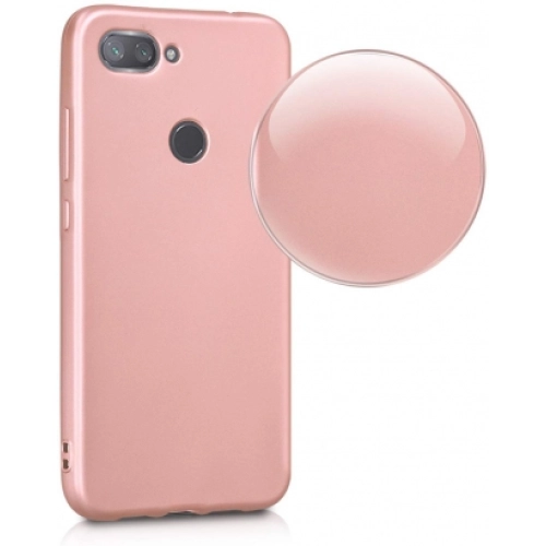 Xiaomi Mi 8 Lite Kılıf İnce Soft Mat Renkli Esnek Silikon Kapak - Lacivert