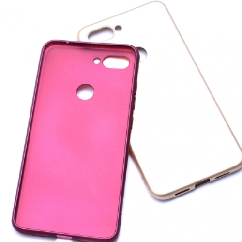 Xiaomi Mi 8 Lite Kılıf İnce Soft Mat Renkli Esnek Silikon Kapak - Mürdüm