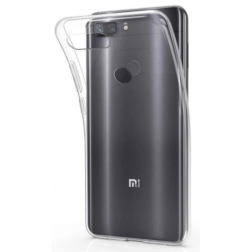 Xiaomi Mi 8 Lite Kılıf Ultra İnce Kaliteli Esnek Silikon 0.2mm - Şeffaf