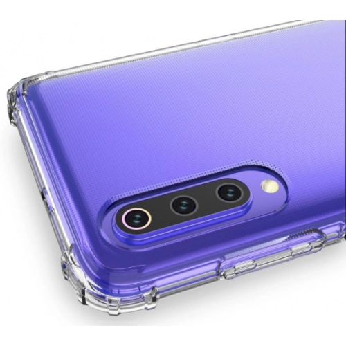 Xiaomi Mi 9 Kılıf Silikon Köşe Korumalı Airbag Darbe Emici Kapak - Şeffaf