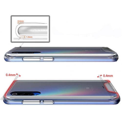 Xiaomi Mi 9 Kılıf Clear Guard Serisi Gard Kapak - Şeffaf