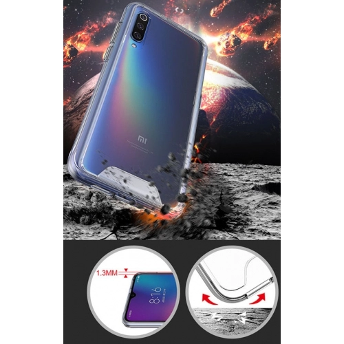 Xiaomi Mi 9 Kılıf Clear Guard Serisi Gard Kapak - Şeffaf