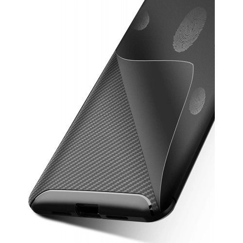 Xiaomi Mi 9 Kılıf Silikon Parmak İzi Bırakmayan Karbon Soft Negro Kapak - Lacivert