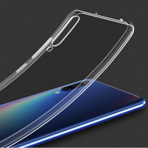 Xiaomi Mi 9 Kılıf Kamera Korumalı Esnek Silikon Kapak - Şeffaf