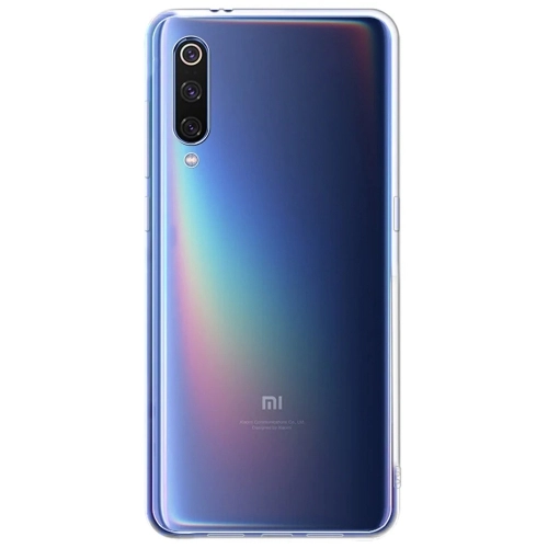 Xiaomi Mi 9 Kılıf Kamera Korumalı Esnek Silikon Kapak - Şeffaf