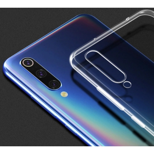 Xiaomi Mi 9 SE Kılıf Kamera Korumalı Esnek Silikon Kapak - Şeffaf