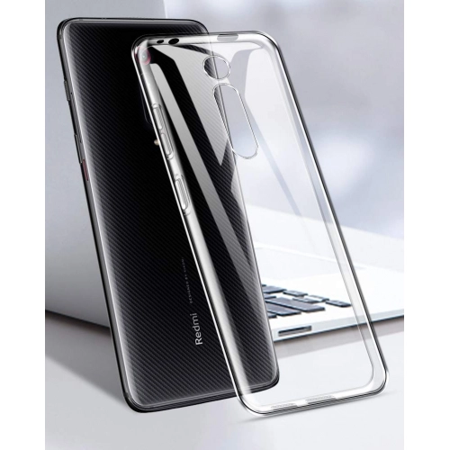 Xiaomi Mi 9T Pro Kılıf Kamera Korumalı Esnek Silikon Kapak - Şeffaf