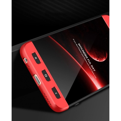 Xiaomi Mi A1 Kılıf 3 Parçalı 360 Tam Korumalı Rubber AYS Kapak  - Siyah